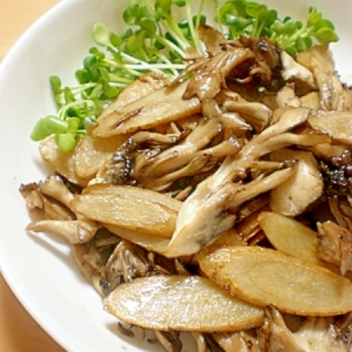 新ごぼうと舞茸の炒め物 レシピ 作り方 By はちわれ413 楽天レシピ